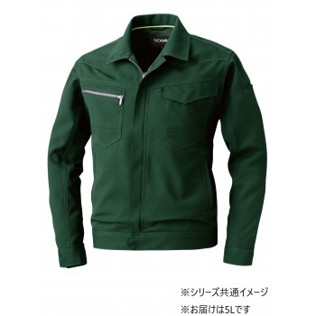 桑和 963 長袖ブルゾン 5Lサイズ ダークG(109) SOWA