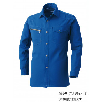 桑和 965 長袖シャツ 5Lサイズ ブルー(8) SOWA
