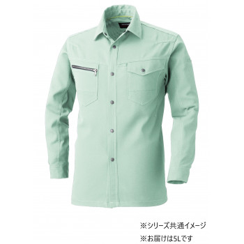 桑和 965 長袖シャツ 5Lサイズ モスグリーン(107) SOWA