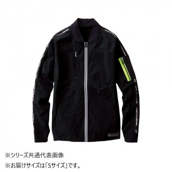 桑和 0388-00 長袖ブルゾン Sサイズ ブラック(4)