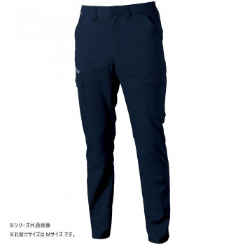 桑和 3478-08 カーゴパンツ Mサイズ ネイビー(1)