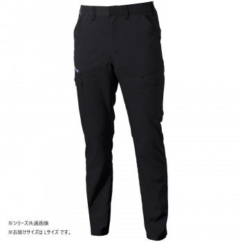 桑和 3478-08 カーゴパンツ Lサイズ ブラック(4)