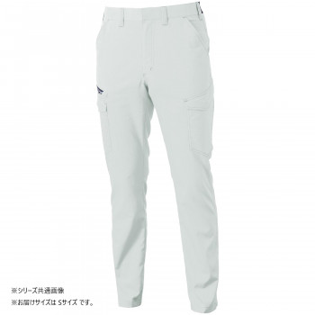 桑和 3478-08 カーゴパンツ Sサイズ シルバーグレー(22)