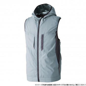 桑和 8349-06 EFベスト Lサイズ シルバーグレー(22)
