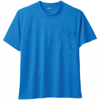 桑和 50381 半袖Tシャツ(胸ポケット付き) Sサイズ ブルー(8) SOWA