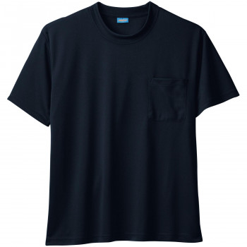 桑和 50381 半袖Tシャツ(胸ポケット付き) 4Lサイズ ブラック(4) SOWA