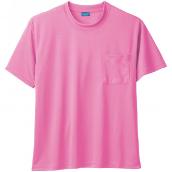 桑和 50381 半袖Tシャツ(胸ポケット付き) Lサイズ ピンク(44) SOWA