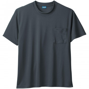 桑和 50381 半袖Tシャツ(胸ポケット付き) Sサイズ チャコールグレー(23) SOWA