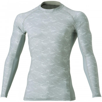 桑和 50620 長袖サポートシャツ Mサイズ シルバーグレー(22) G.GROUND