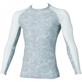 桑和 0085-40 長袖サポートシャツ Lサイズ シルバーグレー(22) G.G.