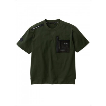 桑和 8255-53 半袖Tシャツ LLサイズ アーミー(82) G.G.