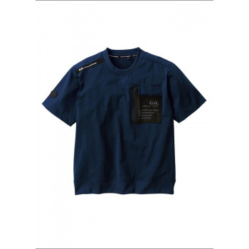 桑和 8255-53 半袖Tシャツ 3Lサイズ ネイビー(1) G.G.