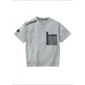 桑和 8255-53 半袖Tシャツ Mサイズ グレー(7) G.G.