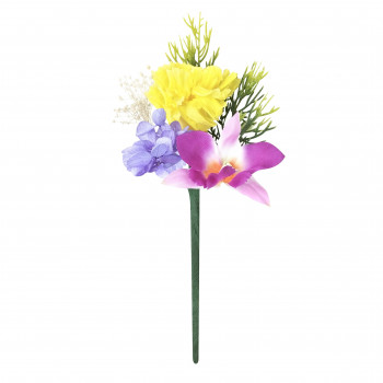 お供え用　ミニ仏花　プリザーブドフラワー　想花(そうか)　イエロー　C34830