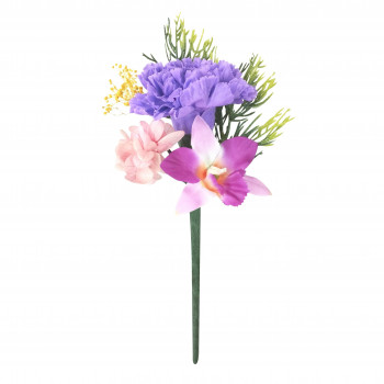 お供え用　ミニ仏花　プリザーブドフラワー　想花(そうか)　パープル　C34860