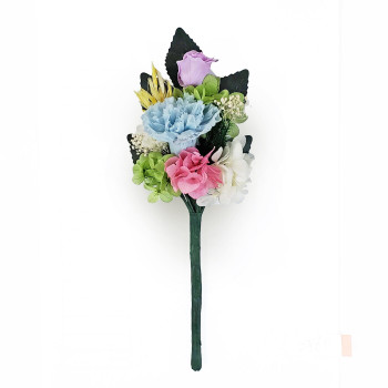 お供え用　蘭入りプリザーブド仏花　プリザーブドフラワー　莉緒(りお)　C33620