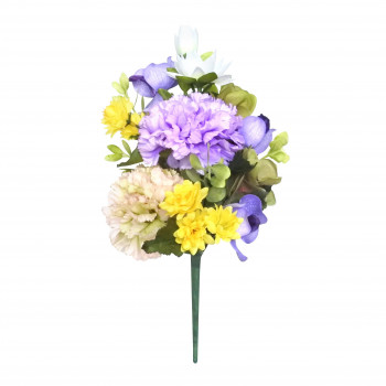 お供え用　CT触媒加工仏花　アーティフィシャルフラワー　花菜(かな)　パープル　C32661