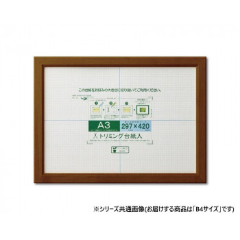 大仙　賞状額　OAカノエ　PET　箱入　B4　ブラウン　33J635E6201