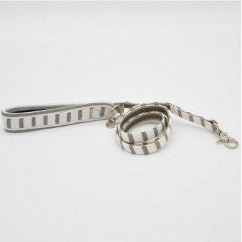 （ペット） Gemelli Dog ナチュラルボーダーリーシュ ベージュ M LGW462