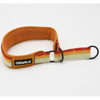 （ペット） GEWALK GW　ハーフ　チョーク　カラー　エコ オレンジ 4号 LGE104