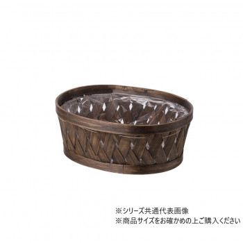 大橋新治商店 ブラウンバスケット寄せM 25-692