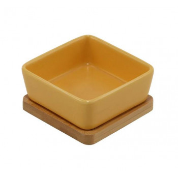 ルークラン ループ ディッシュ ピッコロ イエロー ペット用品