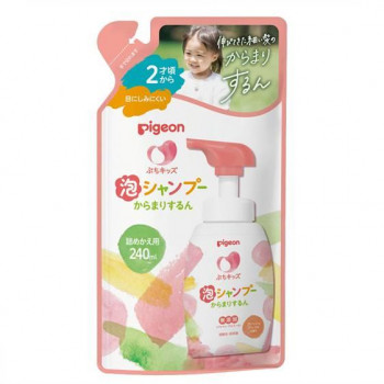 Pigeon(ピジョン) プチキッズ泡シャンプーからまわりするん 替 240ml