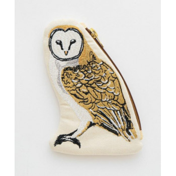 東京かんかん フクロウ刺繍ポーチ M26-1956