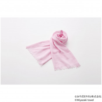みやざきタオル 今治マフラー オリジナル 140cm×34cm No.33 ソフトピンク
