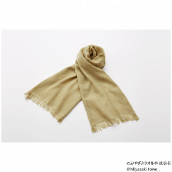 みやざきタオル 今治マフラー シーズン 160cm×34cm No.13 サンドベージュ
