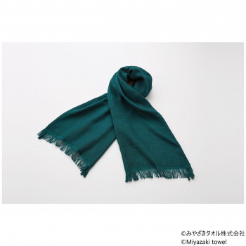 みやざきタオル 今治マフラー シーズン 160cm×34cm No.14 ボトルグリーン