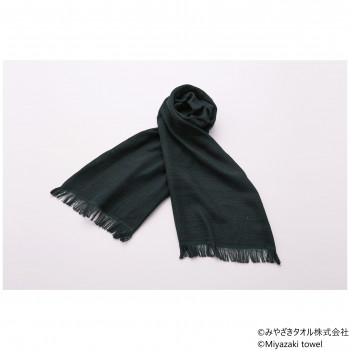 みやざきタオル 今治マフラー シーズン 160cm×34cm No.26 ブラック