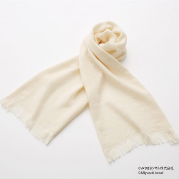 みやざきタオル 今治マフラー シーズン 160cm×34cm No.27 きなり