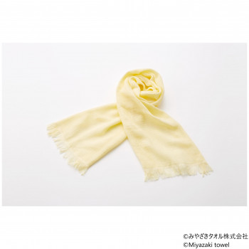 みやざきタオル 今治マフラー シーズン 160cm×34cm No.37 ライトイエロー