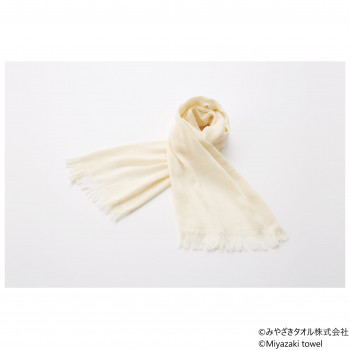 みやざきタオル 今治マフラー エコ 160cm×34cm No.4 きなり