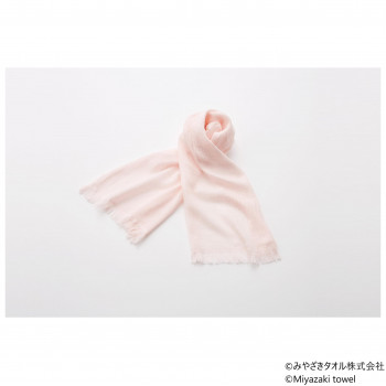 みやざきタオル 今治マフラー エコ 160cm×34cm No.5 シャーベットピンク