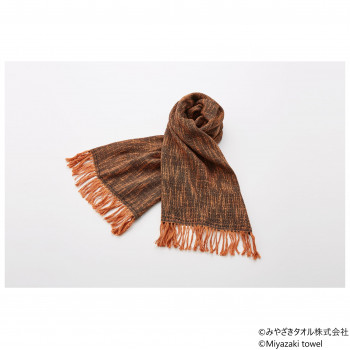 みやざきタオル 今治マフラー マッフル 160cm×34cm No.1 オレンジ