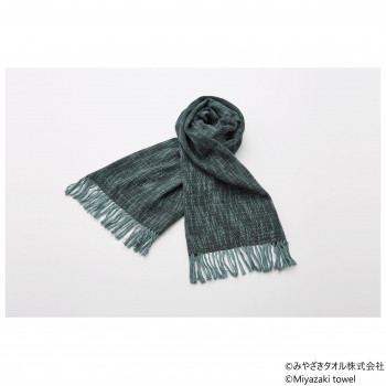 みやざきタオル 今治マフラー マッフル 160cm×34cm No.3 ブルーグレー
