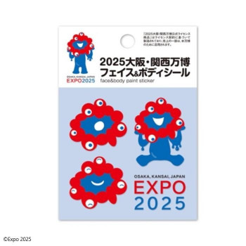 2025大阪・関西万博 ミャクミャク フェイス&ボディシール BA-MYA-105