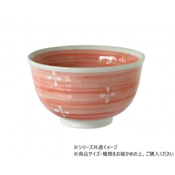 小花　茶碗 ピンク 403595