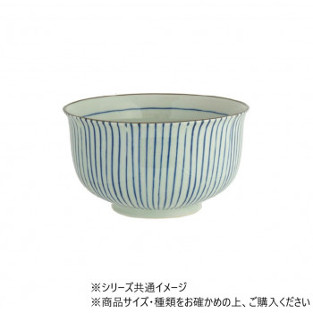 十草　深型丼 ブルー 707266
