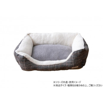 バラン ペットクッション スクエアS 40×27cm グレー 1410320132315