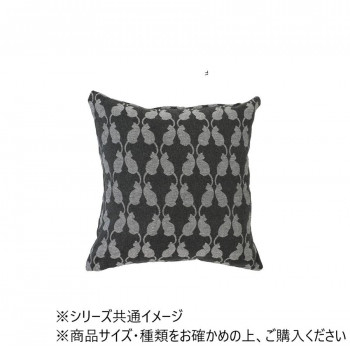 クッションカバー ジャガード キャット グレー 15624883364