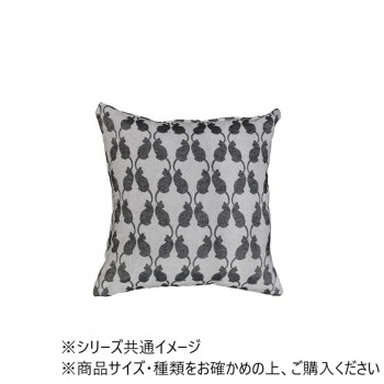 クッションカバー ジャガード キャット ブラック 15624883367