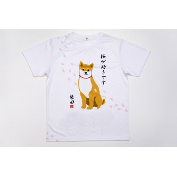 フレンズヒル Tシャツ L サクラダシバタ ホワイト IS-210-149