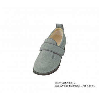 ダブルマジックIIヘリンボン 7023 5E 片足 LL グレー 左足 289711 W1236