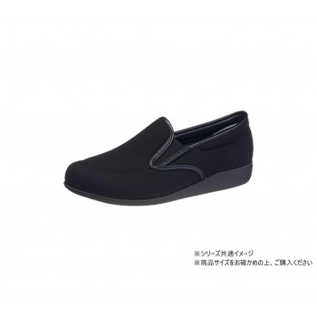 快歩主義 L172 婦人用 24.0cm ブラックストレッチ 513788 W2765