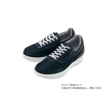 blu ブリュー コンフォートシューズ アネモネ 男女兼用 24.0cm ブラック 486621 W2574