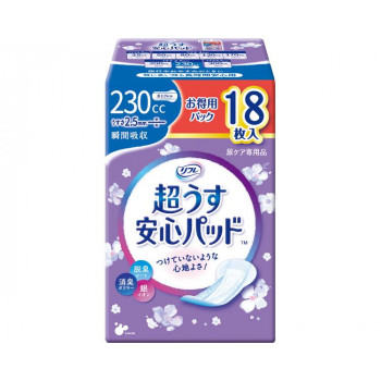 リフレ 超うす安心パッド お得用パック 230cc 17963→18414 18枚 361175 T0920