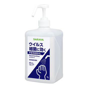 サラヤ 手指消毒剤HL1Lポンプ付 42316